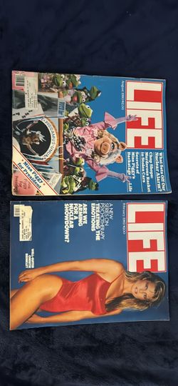 Vintage LIFE Magazine Lot – 1980 Miss Piggy & 1989 Cover