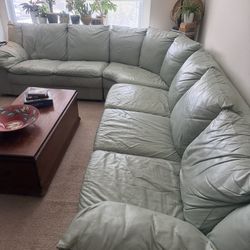 Leather Sectional Couch