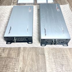 TD-49 3000W 4-CHANNEL MICRO AMPLIFIER AND NESA TD-80 2300W Monoblock Micro Amplifier