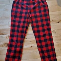 Wondershop Womens Buffalo Plaid Fleece Pajama Pants (L)