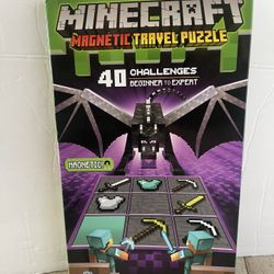 Minecraft Magnetic Puzzle Travel Puzzle Challenge Game magnet magnets mine craft
