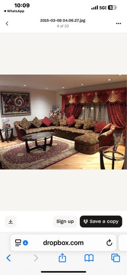 Sectional sofa set