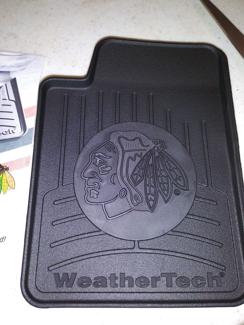 Mini Blackhawks Weather tech Coasters