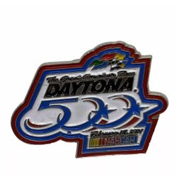2001 Daytona 500 Daytona International Speedway Florida NASCAR Race Racing Championship Enamel Lapel Hat Pin
