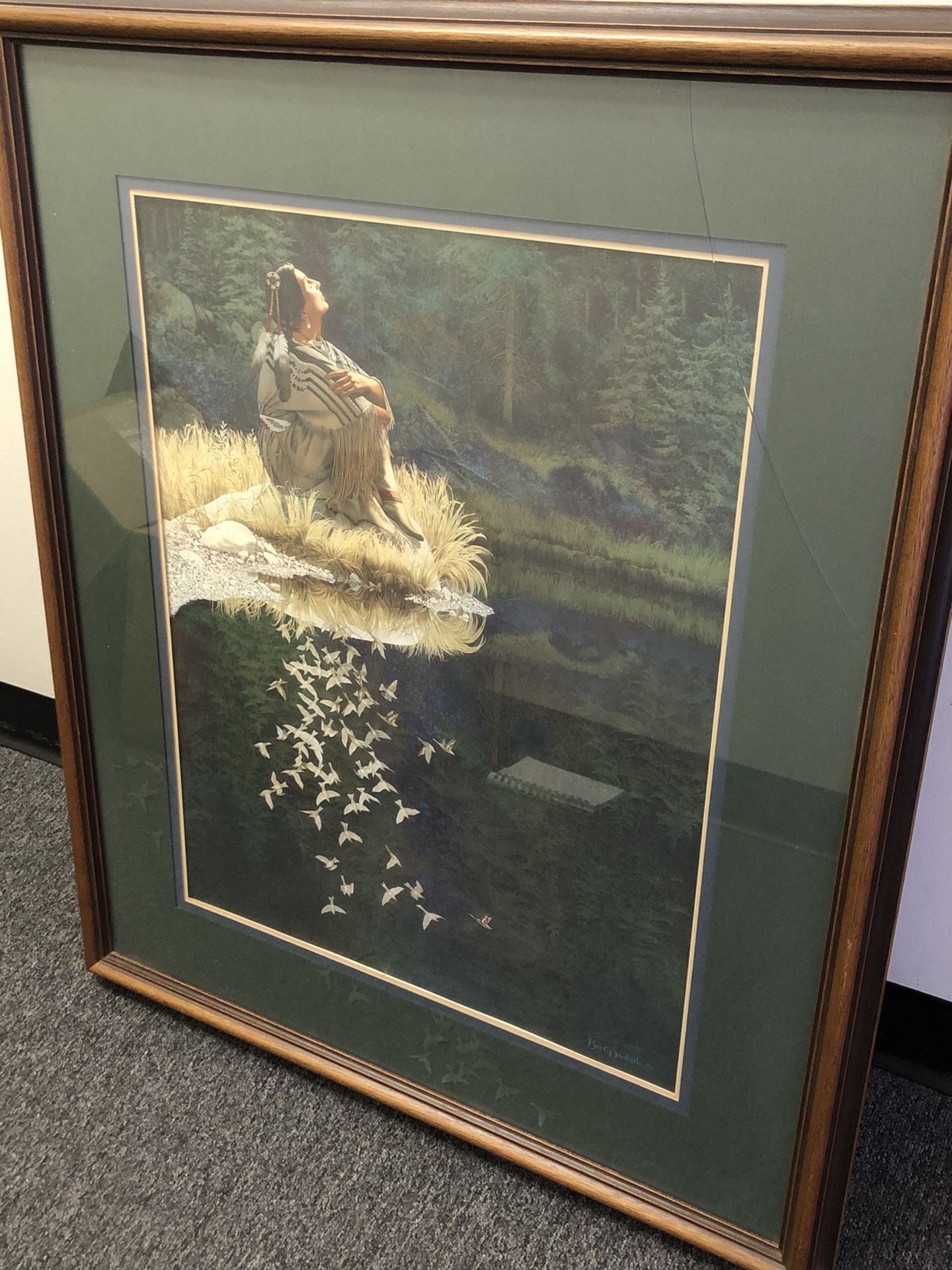 Bev Doolittle Painting Framed 36x30