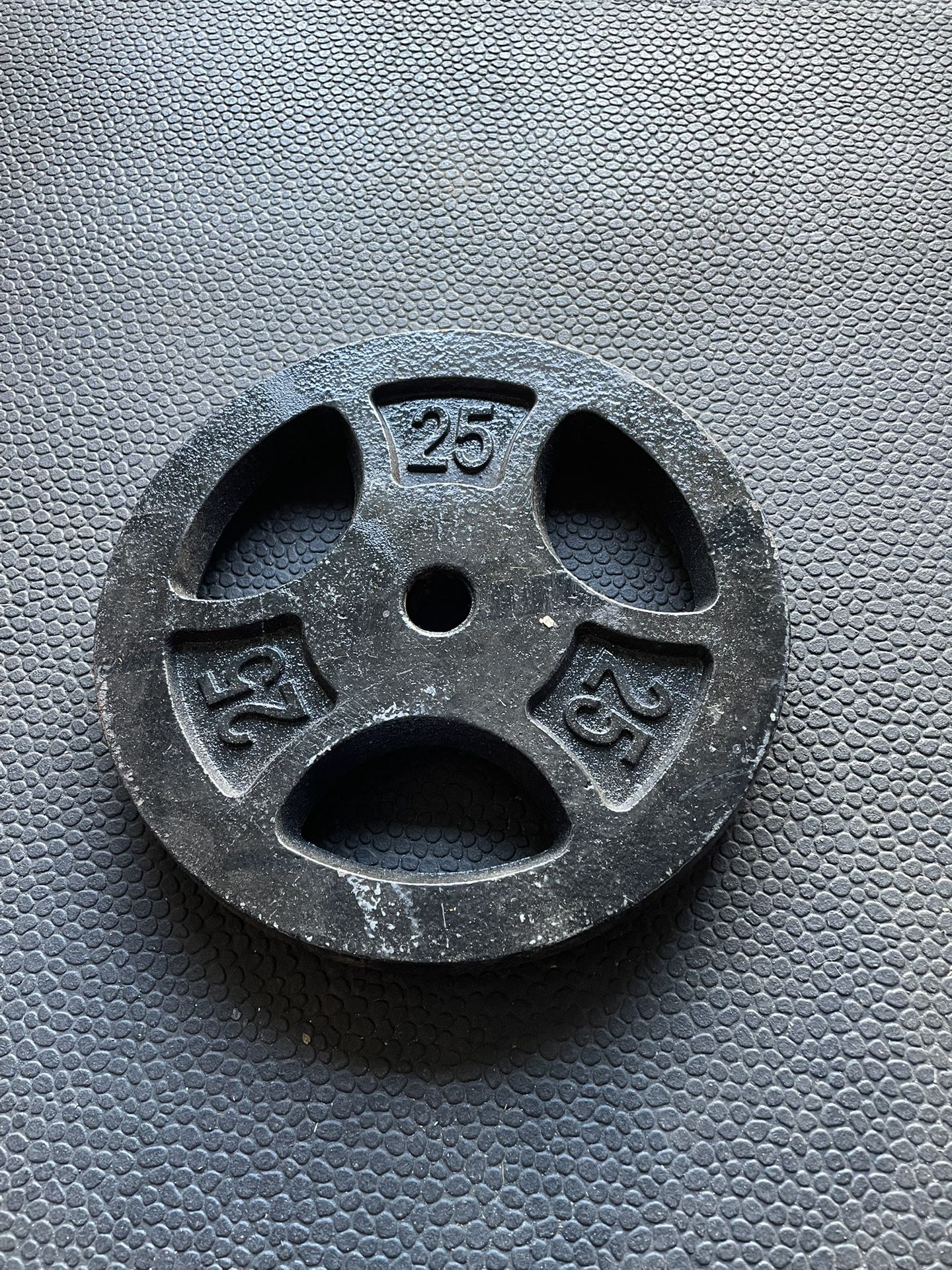 Single 25 lbs Standard Weight Plate… Home Gym Fitness… $20 Price is Firm!