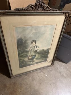 vintage A sentimental/Victorian-style scene