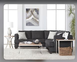 🇺🇸Furniture Sale!🇺🇸 Brand New Black Sectional! $50 Down Takes It Home Today!