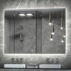 48 x 36 back mirror or bathroom new