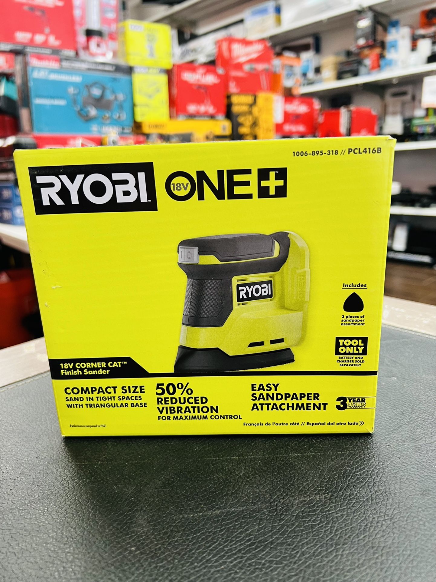 Ryobi one+ 18v corner sander hotsell