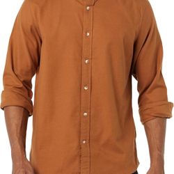 Men's Shirt Slim-Fit Long-Sleeve Stretch Oxford
