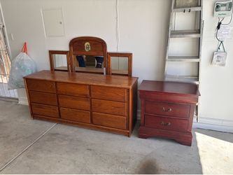Dressers mirror night stand all 150 obo