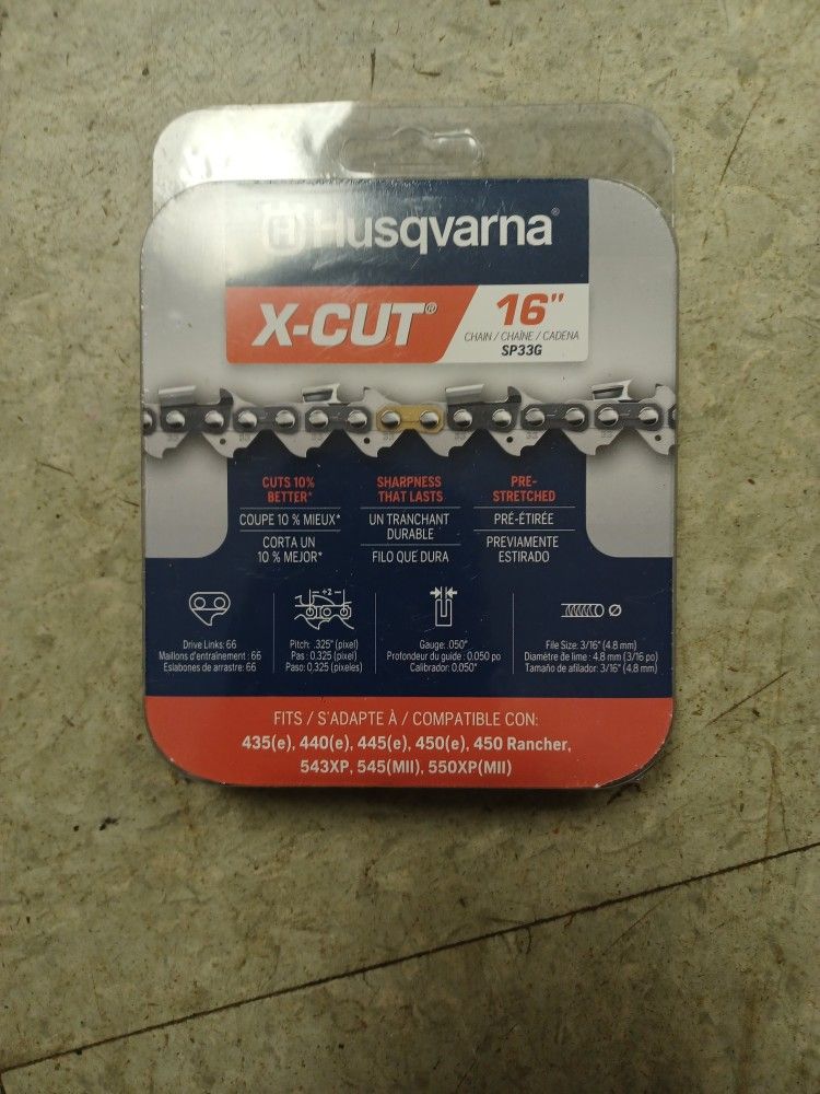 Husqvarna X Cut 16in Chainsaw Chain