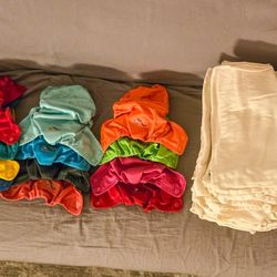 Newborn Cloth Diaper Lot