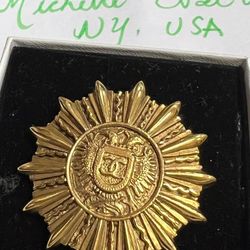 Buckler Sunburst Brooch