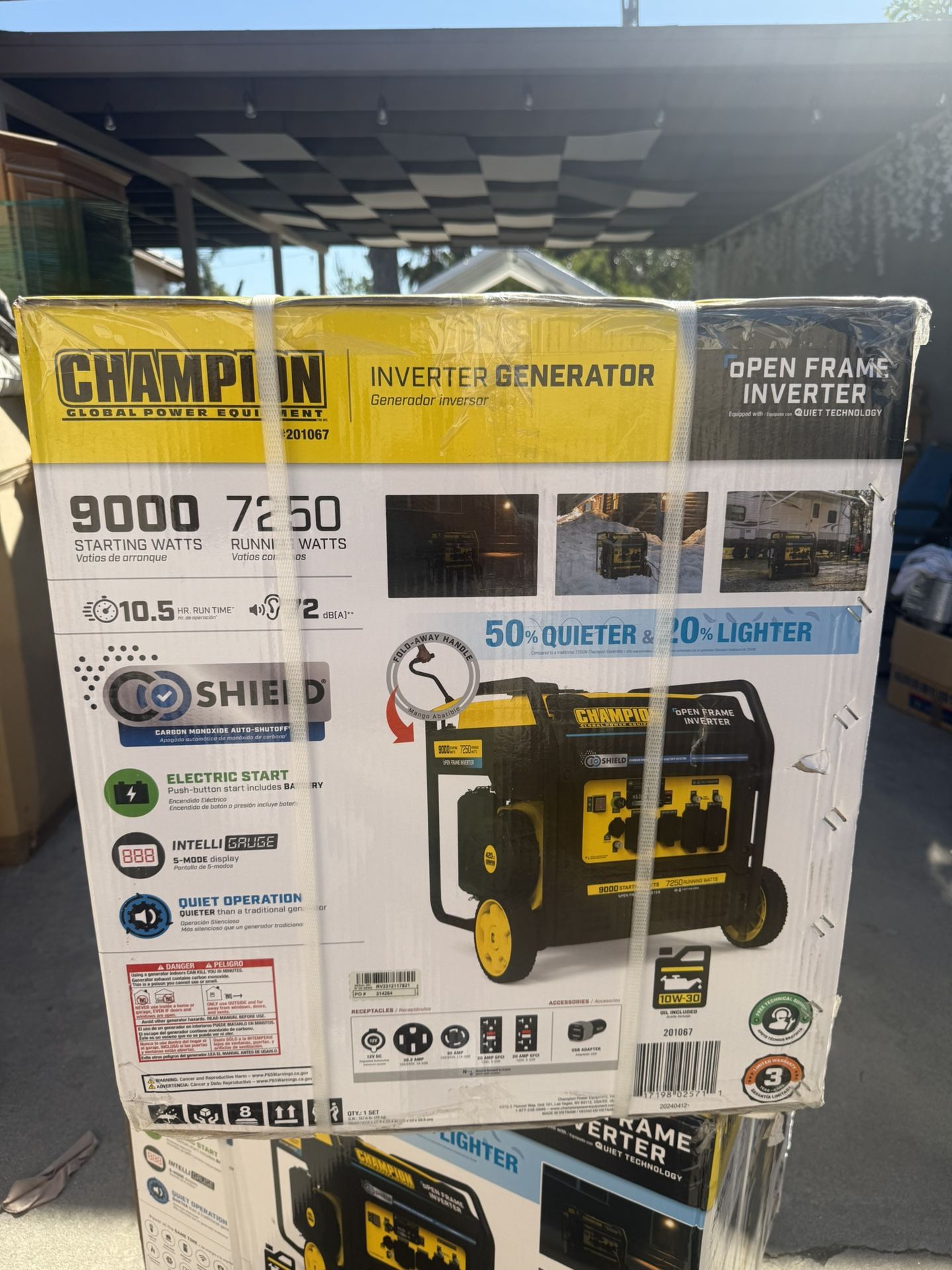 Champion Power Equipment 9000-Watt Electric Start Gasoline Powered Generator 