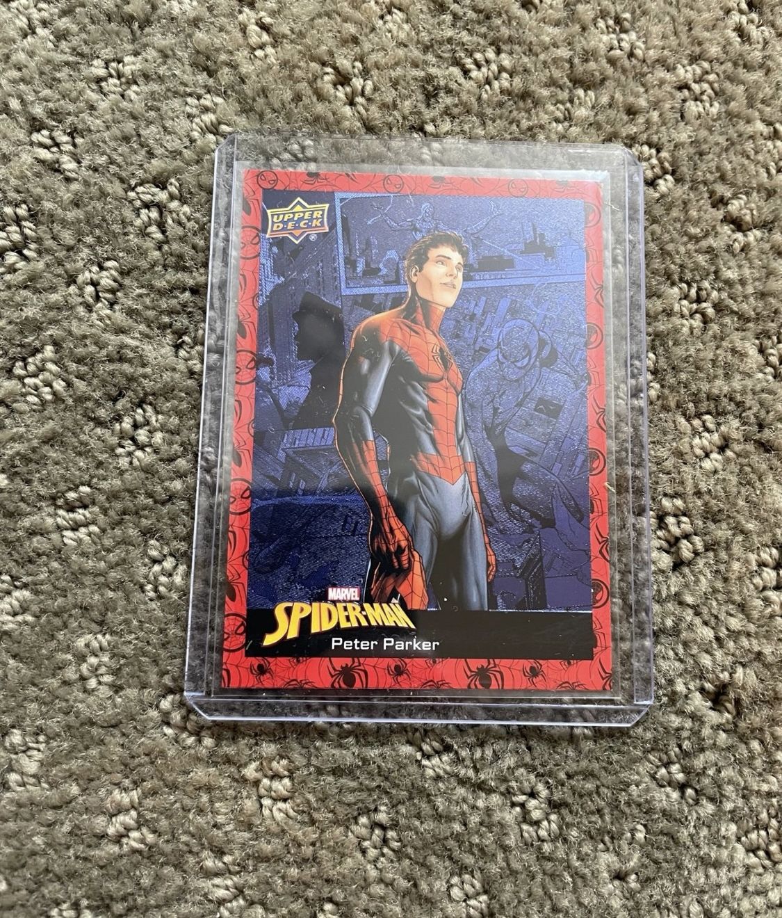 Marvel Spider-Man Peter Parker Blue Foil