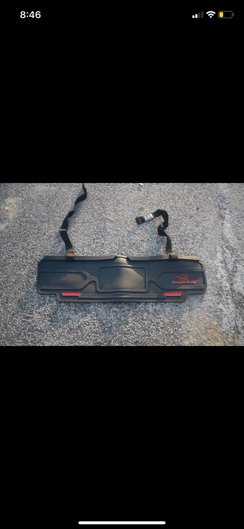 Rear Bumper Buddy Protector Guard Car SUV Truck Van Park Protect Wide Size 43"x 12" bumper protector with velcro straps