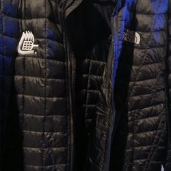 The North Face Bubble Coat With Cook Out Restaurants Logo