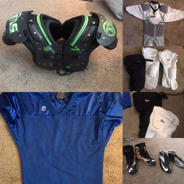 Youth tackle football gear. for Sale in New Orleans, LA OfferUp