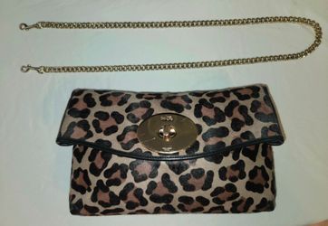 Coach Calfhair leopard pattern bag