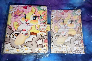 Disney Bambi Thumper And Miss Bunny A5 6 Ring Binder And Paper New