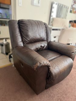 FREE Dark Brown Recliner Chair