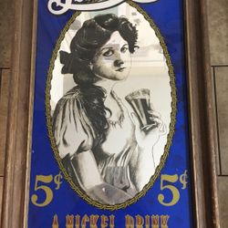 Pepsi Mirror Vintage Hard To Find