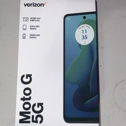 Verizon Motorola Moto G 5G 128GB Prepaid Smartphone Sage Green New Sealed