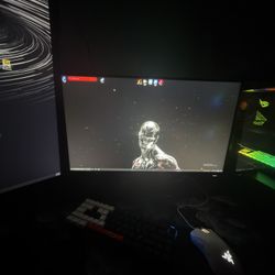 Custom Built Gaming PC With 2 Monitors 