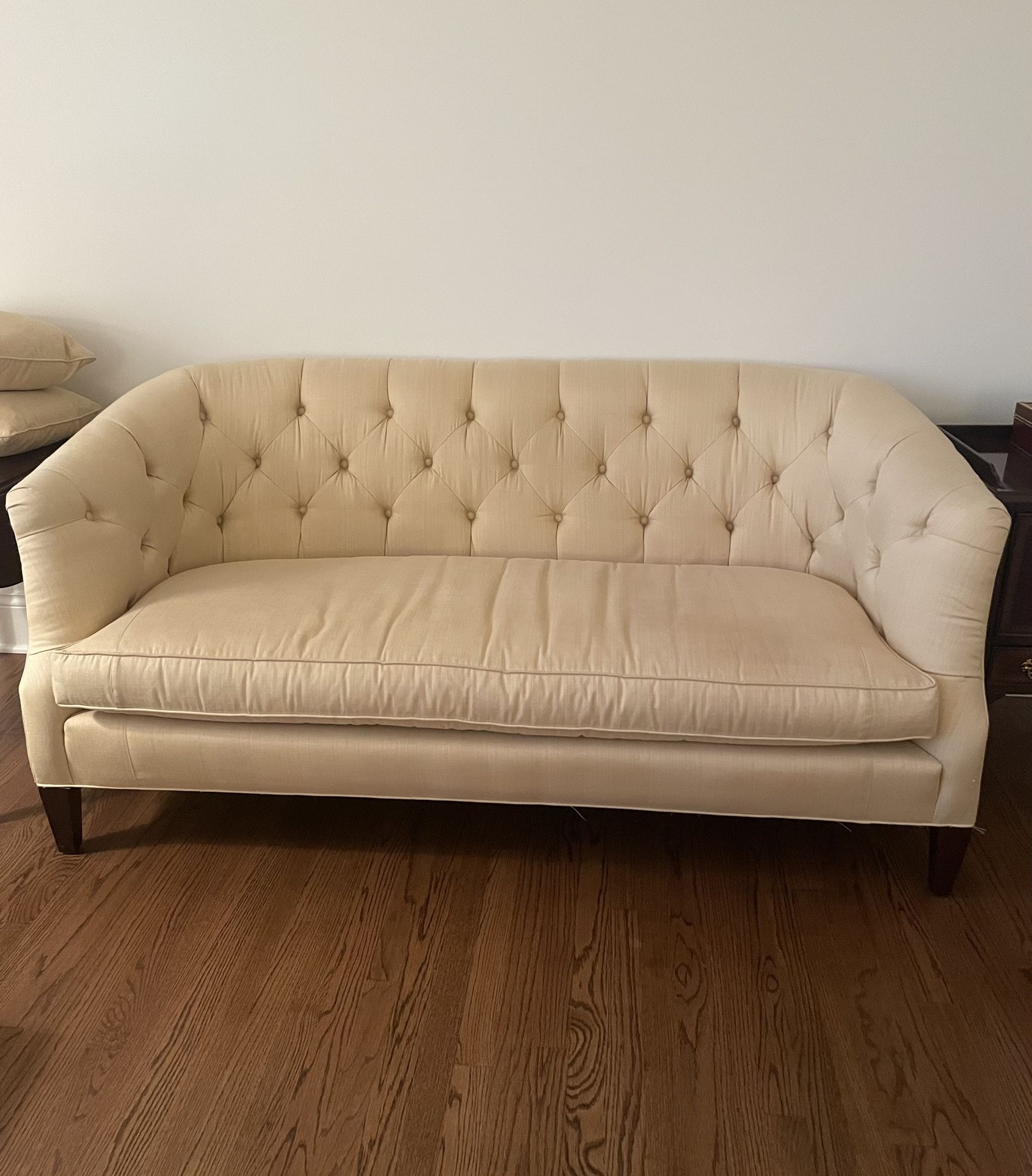 The Colony Gold Rounded Sofa