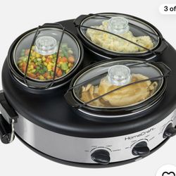 1.5 Triple Slow Cooker