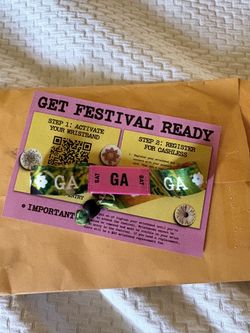 Festival GA Saturday Wristband