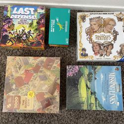 Board Game & Puzzle Lot