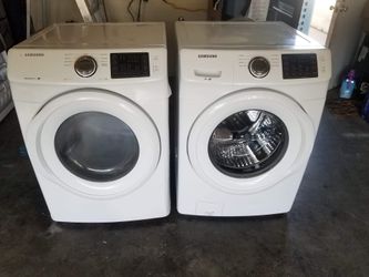 Full set dryer and washer brand Samsung
