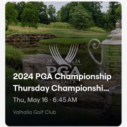 2024 PGA Championship - Championship+ Tickets (2 Available) Thurs May 16, 2024