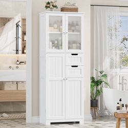 Bathroom storage furniture.