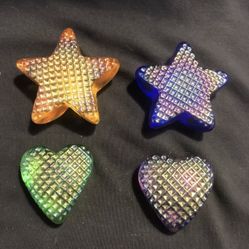 Lot of 4 signed Robert Held Vintage Paperweights.