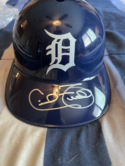 Replica Full Size Detroit Tigers Signed Helmet 