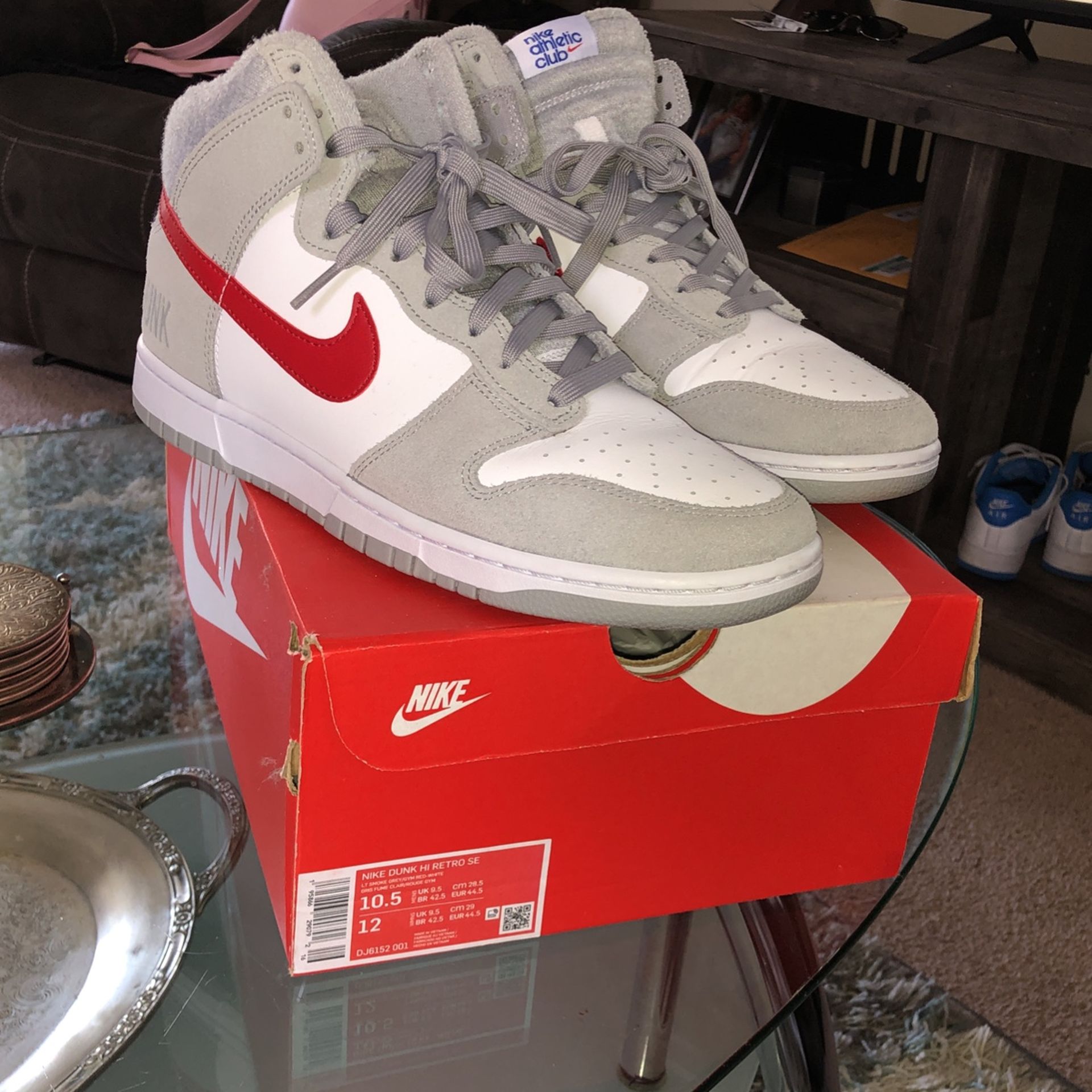 Dunk High Red And White