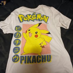 Size SM Pokemon Pikachu shirt