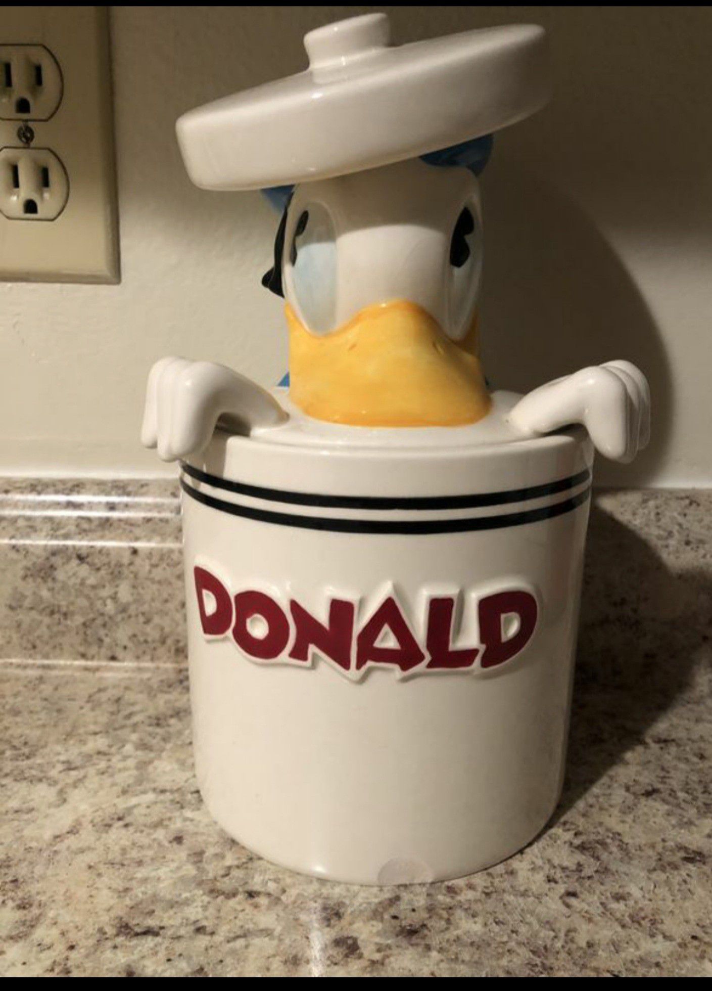 Donald duck cookie jar
