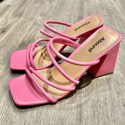 Abound Women’s Size 8 Pink Wedge Heel