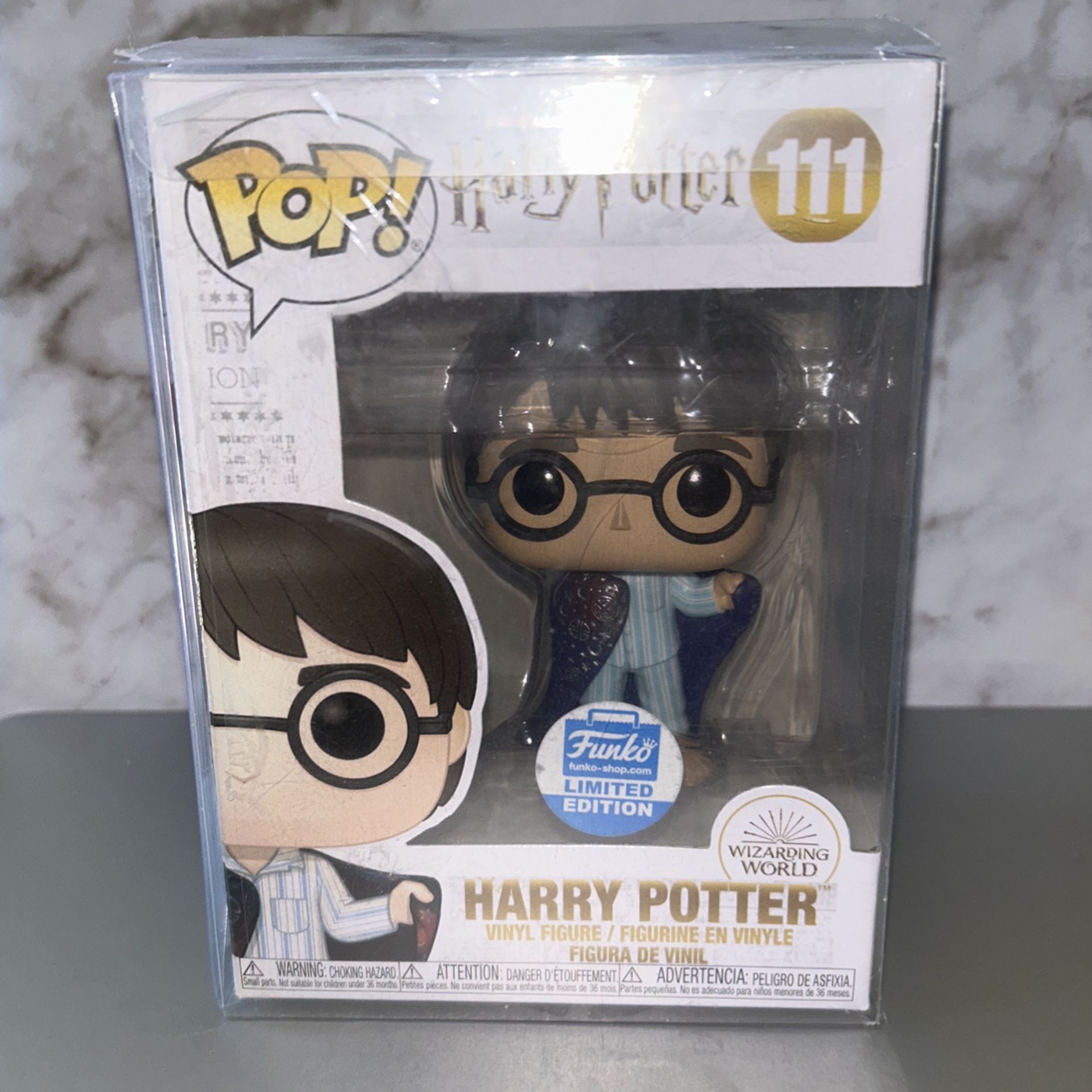 LIMITED EDITION Funko Pop! Harry Potter(With Invisibility Cloak) #111 Funko Pop Exclusive Limited Edition(SOLD OUT ONLINE)