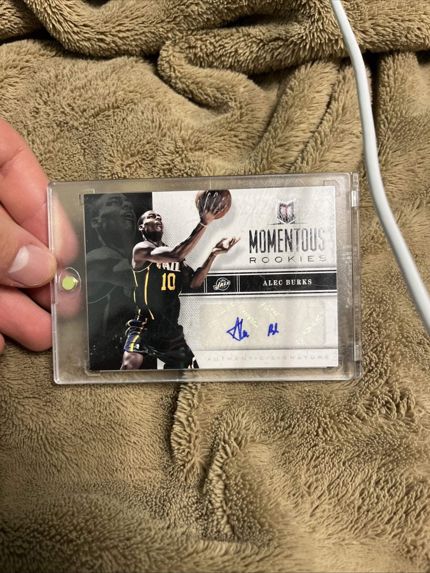 Alec Burks Rookie Auto 