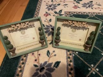 Vintage Russ Berrie "Welcome To My Garden" Picture Frames