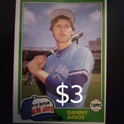 Danny Ainge Baseball Card