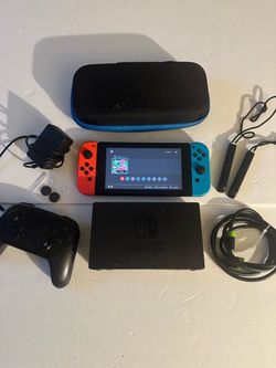 Nintendo switch complete set w/ Splatoon game