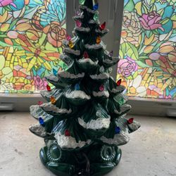 Vintage Ceramic Christmas Tree 
