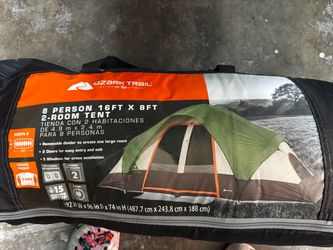 Ozark Trail 8 Person 16FT x 8FT 2-Room Tent